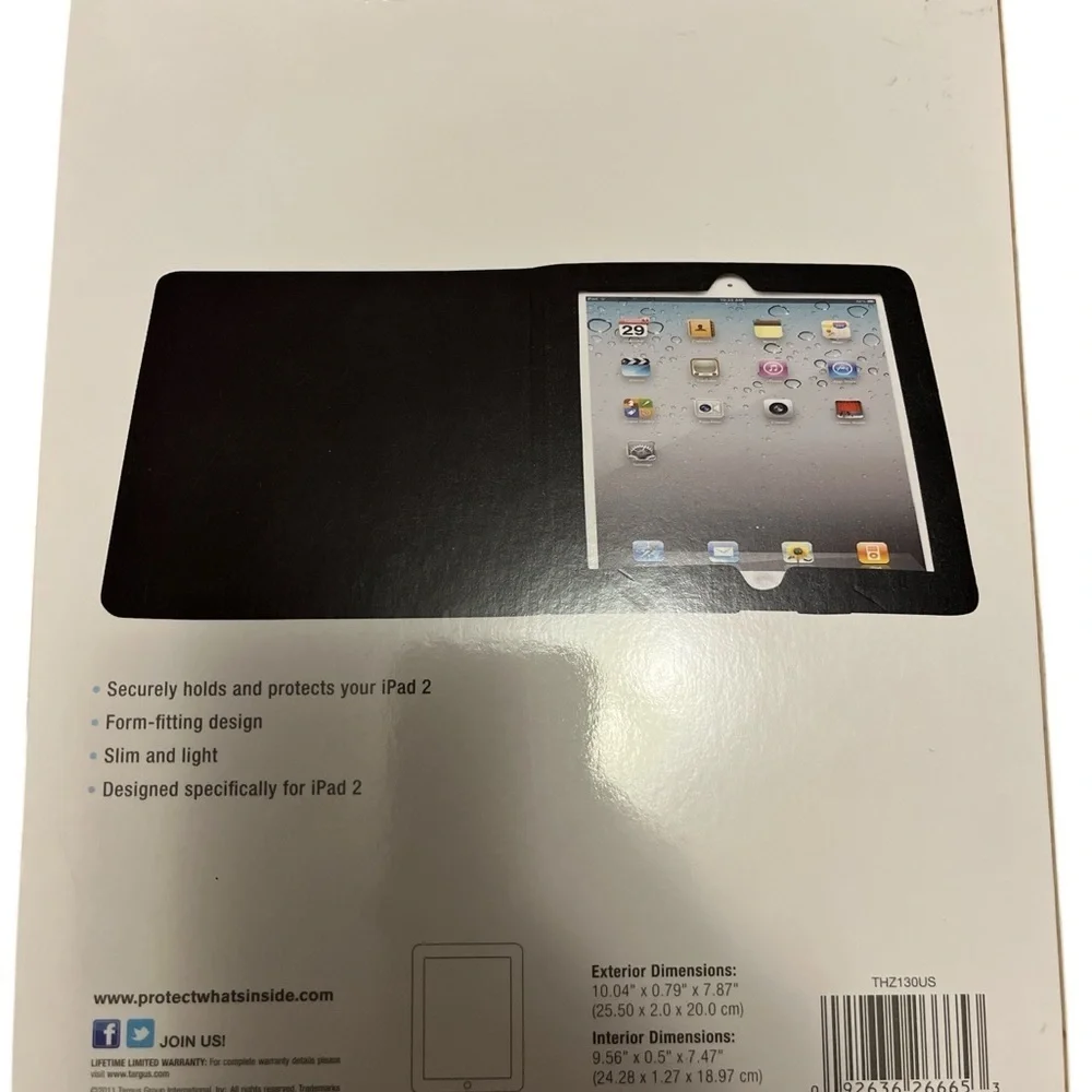Targus Black Basic Cover for iPad 2